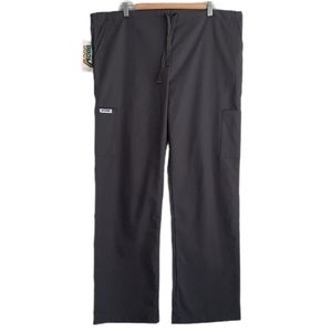 🍒 New - MOBB Drawstring Scrub Pants Grey 5 Pockets Sz XS
